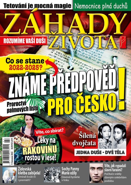 Článek v časopise ZÁHADY ŽIVOTA